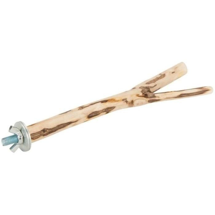 Accessoire oiseau - TYROL - Perchoir branche - Taille S 20cm - Bois naturel 2