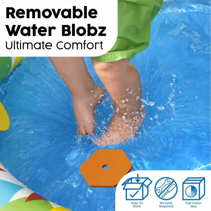 Bestway Piscine Gonflable Infantile Apprentissage 120x117x46 cm +4 mois Jardin 52378 11