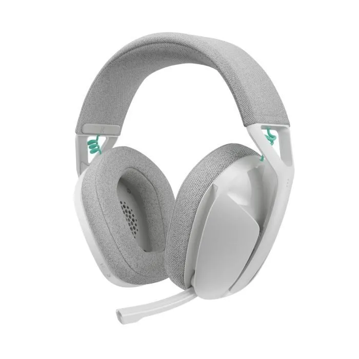 Logitech G G321 Lightspeed - Casque Gamer Sans Fil (Bluetooth) - Micro Flip-Up - 20h Autonomie - Confortable 210g - Blanc Logitech G G321 Lightspeed - Casque Gamer Sans Fil (Bluetooth) - Micro Flip-Up - 20h Autonomie - Confortable 210g - Blanc
