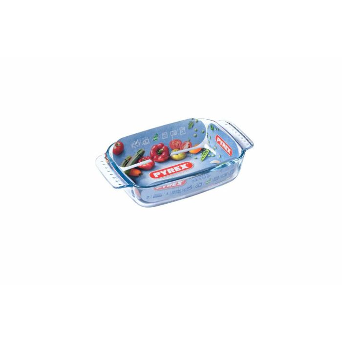 Plat de Four Pyrex 228B000/5640 Transparent verre 22 x 13 x 5 cm 2 Plat de Four Pyrex 228B000/5640 Transparent verre 22 x 13 x 5 cm 2