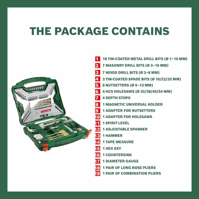 Ensemble d'accessoires BOSCH 7