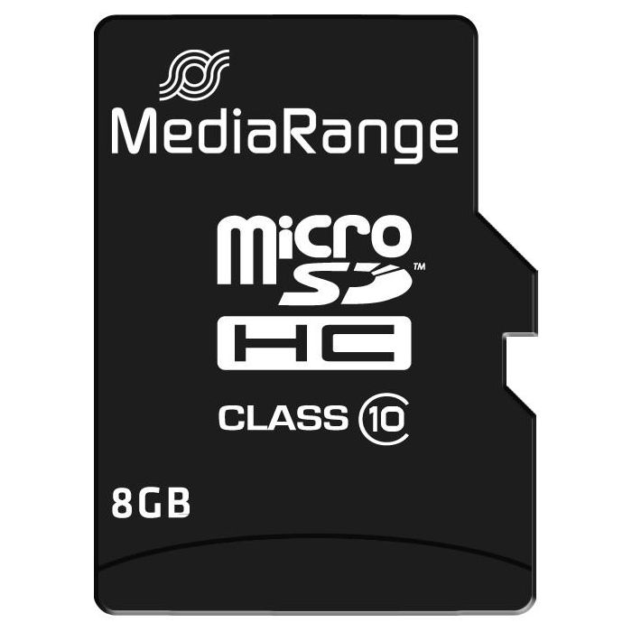 CARD MEDIARANGE 8GB microSDHC - 8 GB - MicroSDHC - Klasse 10 - Schwarz 2