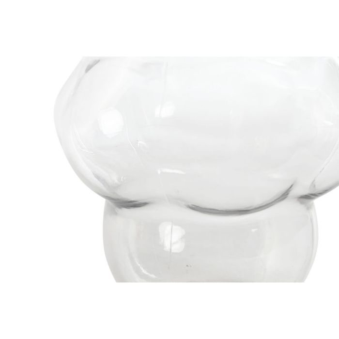 Vase Home ESPRIT Transparent Verre 24 x 22 x 32 cm 1