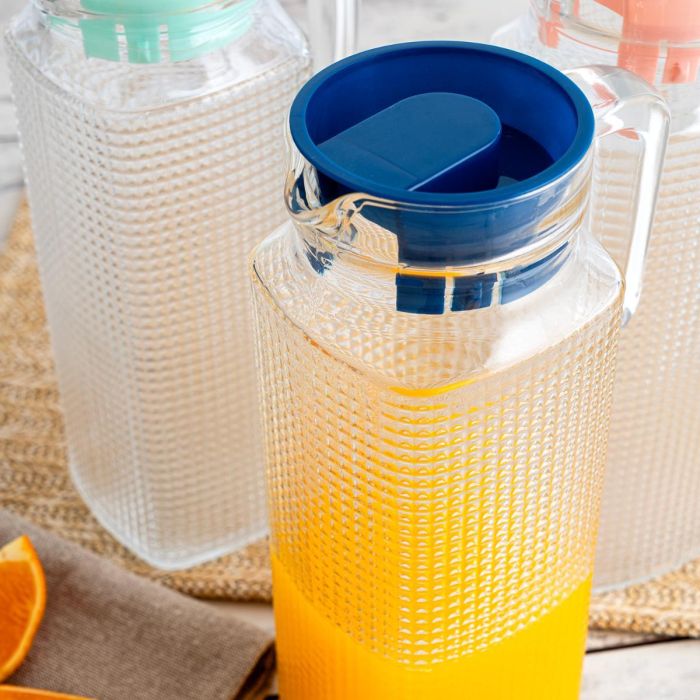 Jarra Agua Vidrio Surtida Volga Quid 1 L 2