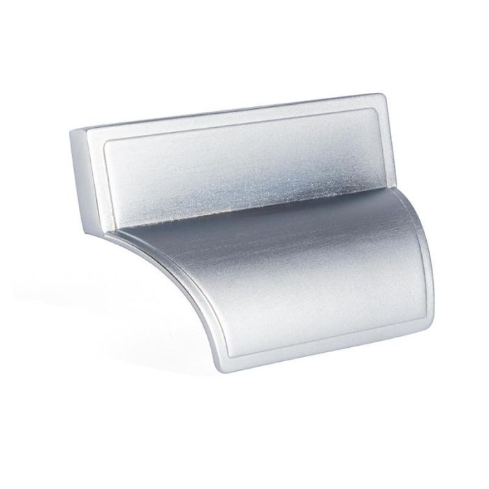 Tirador Zamak Modelo Hoz Distancia 64 Acabado Gris Ral Herrajes Alk 1