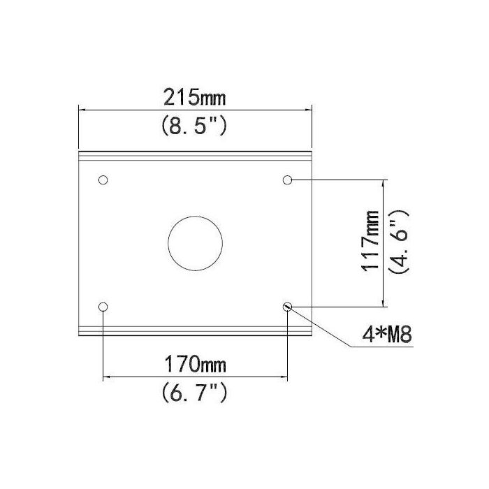 ALLNET Polemount/Masthalter for ALL-CAM2498-LEP 2