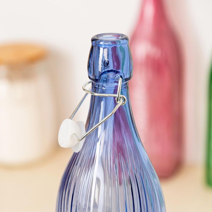 Botella con Tapón Vidrio Viba Quid 1 L 3 Botella con Tapón Vidrio Viba Quid 1 L 3