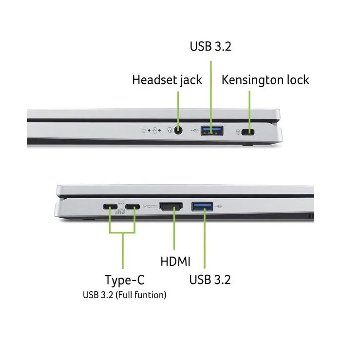 PC Portable Acer Aspire AG14-22P-R62F 14'' WUXGA IPS - AMD Ryzen 3 7320U - 8 Go RAM DDR5 - 256 Go SSD PCIe NVMe - Clavier AZERTY - Windows 11 PC Portable Acer Aspire AG14-22P-R62F 14'' WUXGA IPS - AMD Ryzen 3 7320U - 8 Go RAM DDR5 - 256 Go SSD PCIe NVMe - Clavier AZERTY - Windows 11