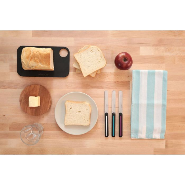 Couteau à dessert Arcos Noir Fuchsia Acier inoxydable polypropylène 1 Couteau à dessert Arcos Noir Fuchsia Acier inoxydable polypropylène 1