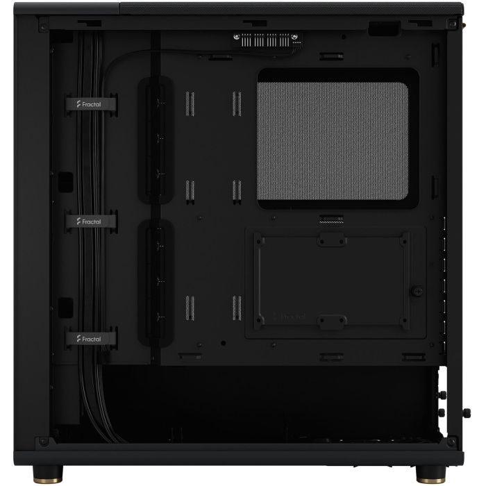 Midi Fractal Design North Charcoal Black Mesh Window 3