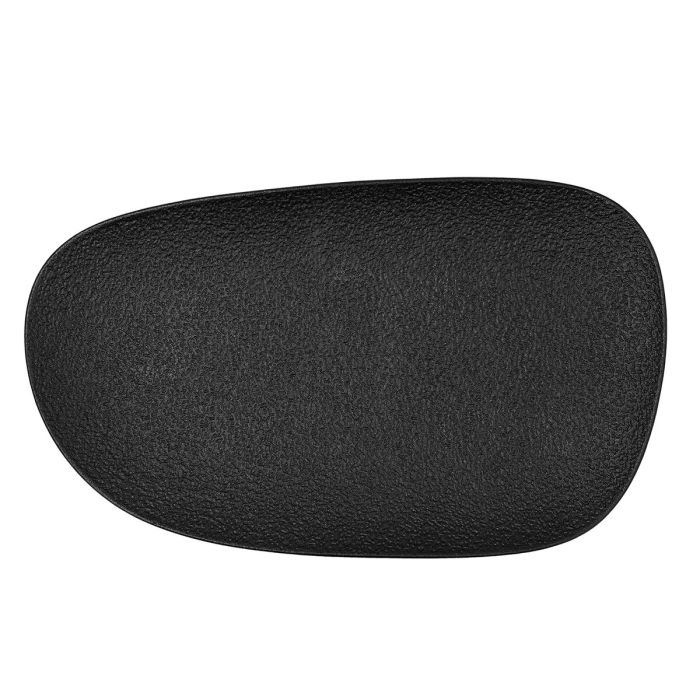 Plateau apéritif Bidasoa Fosil Noir Céramique Alumine 34 x 20,3 x 3 cm (6 Unités) 2
