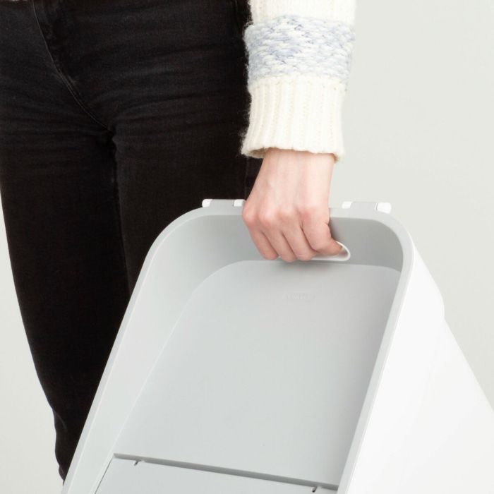 Poubelle Curver Blanc Plastique 20 L (6 Unités) 2