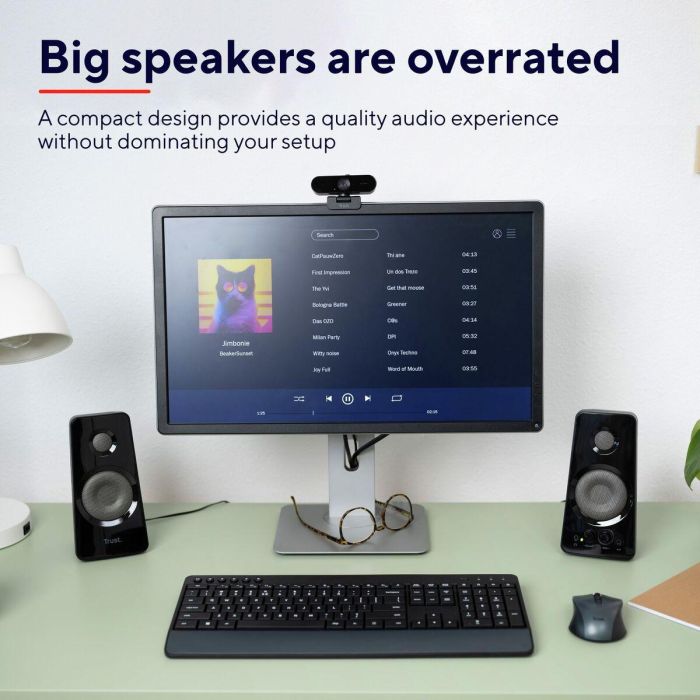 Haut-parleurs de PC Trust Tytan Noir 18 W 4 W 36 W 7