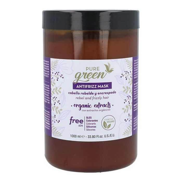 Masque pour cheveux Pure Green Antifrizz 1