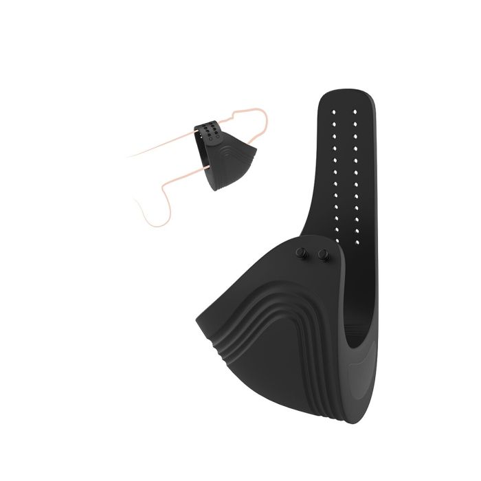 Anneau Pénis Dream Toys Ramrod Noir 12 Anneau Pénis Dream Toys Ramrod Noir 12