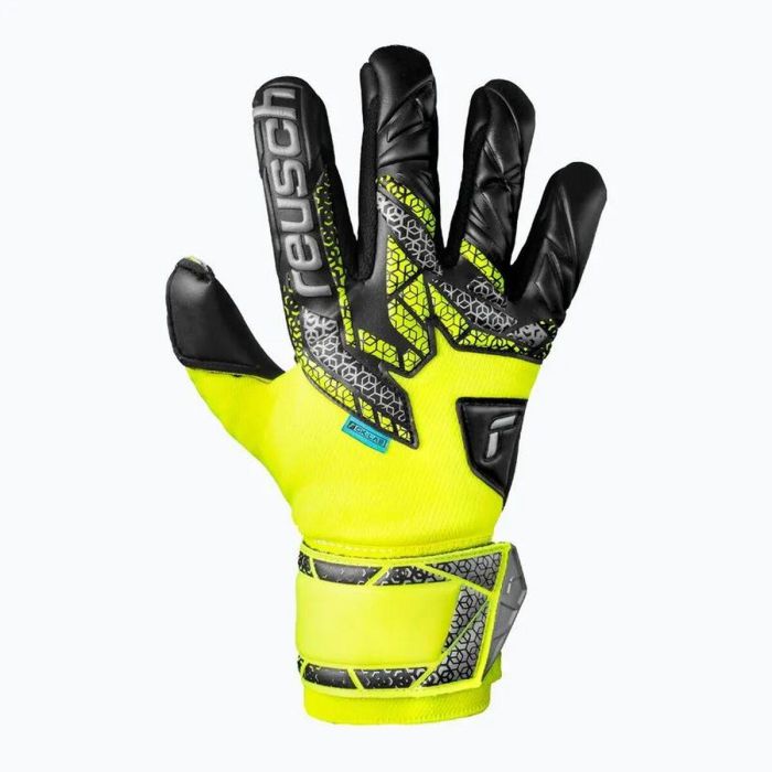 Gants de Gardien de But Reusch Attrakt Duo safe Jaune Adultes 0 Gants de Gardien de But Reusch Attrakt Duo safe Jaune Adultes 0