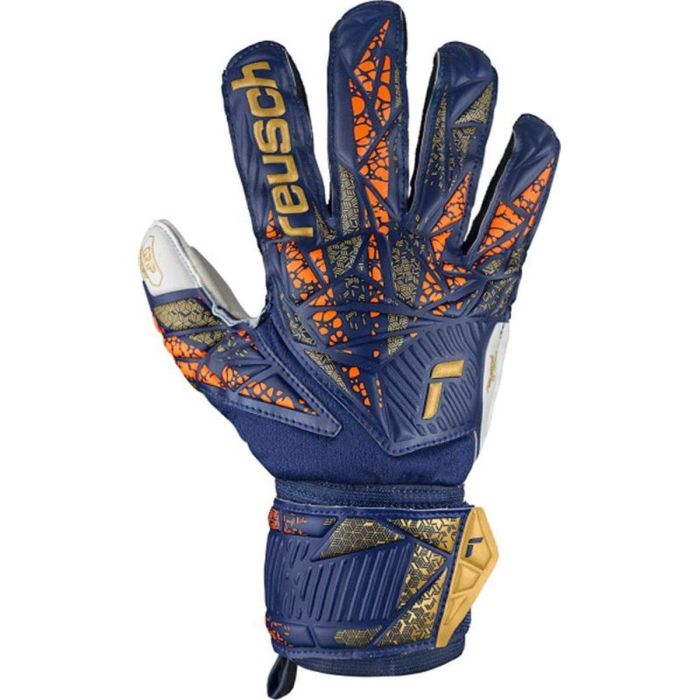 Gants de Gardien de But Reusch Attrakt Grip Blue marine Adultes 5