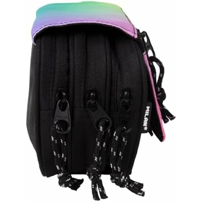 Trousse d'écolier Milan Sunset Noir 13 x 24 x 10 cm 3 Trousse d'écolier Milan Sunset Noir 13 x 24 x 10 cm 3
