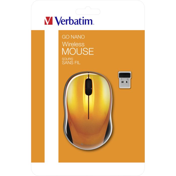 Souris Optique Verbatim GO NANO Orange 6 Souris Optique Verbatim GO NANO Orange 6