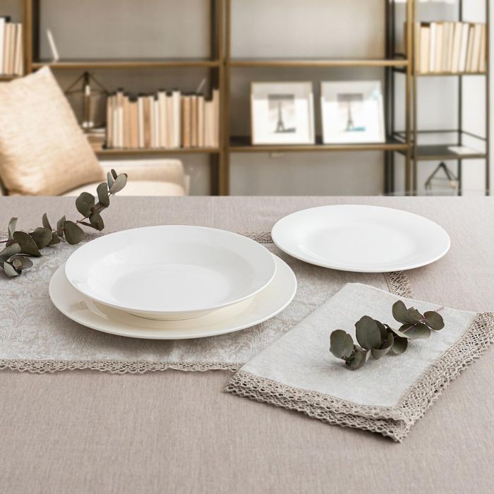 Plato Hondo Porcelana Lis Bidasoa 22,5 cm (24 Unidades) 1 Plato Hondo Porcelana Lis Bidasoa 22,5 cm (24 Unidades) 1