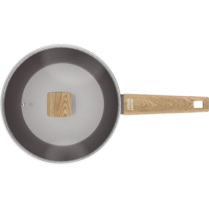 Sauteuse - Tous feux dont induction - ARTHUR MARTIN - AM9910 - Revetement céramique - Ø 24 cm - Couvercle et panier inox - Taupe 3 Sauteuse - Tous feux dont induction - ARTHUR MARTIN - AM9910 - Revetement céramique - Ø 24 cm - Couvercle et panier inox - Taupe 3