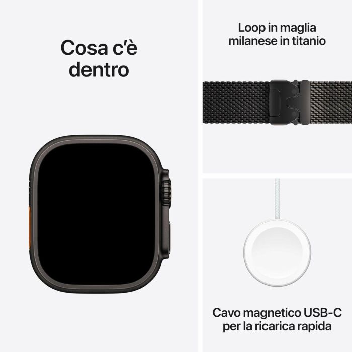 Montre intelligente Apple MF1T4QL/A Titane 49 mm 1