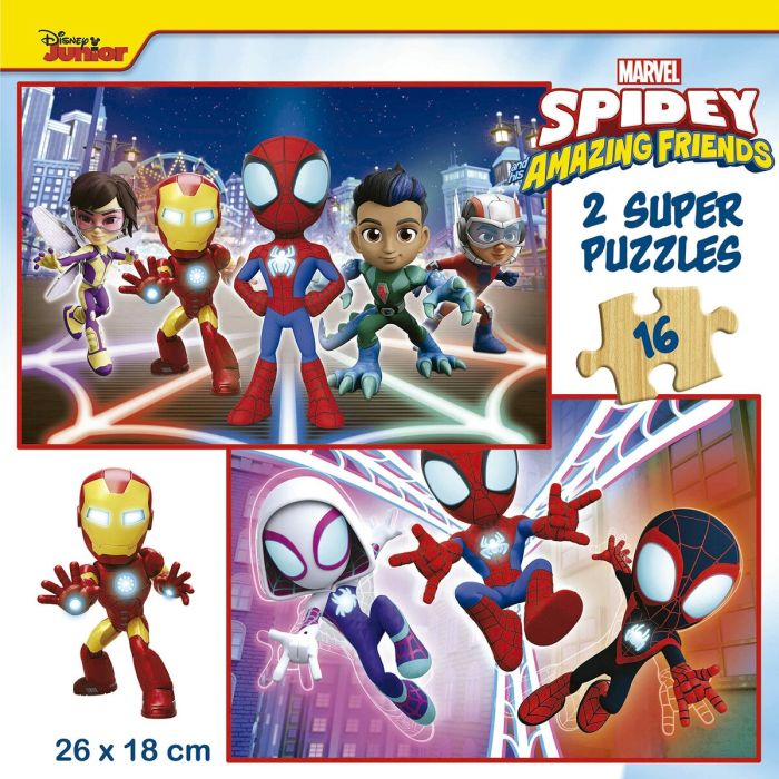 Set de 2 Puzzles Educa 16 Pièces Duo 1