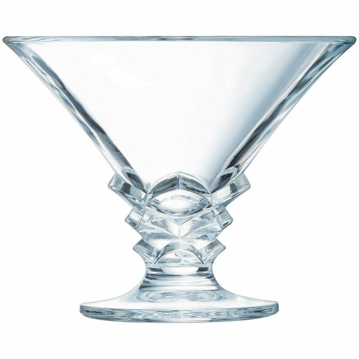 Coupe de glaces et de milkshakes Arcoroc Palmier Transparent verre 6 Unités (21 cl) 1