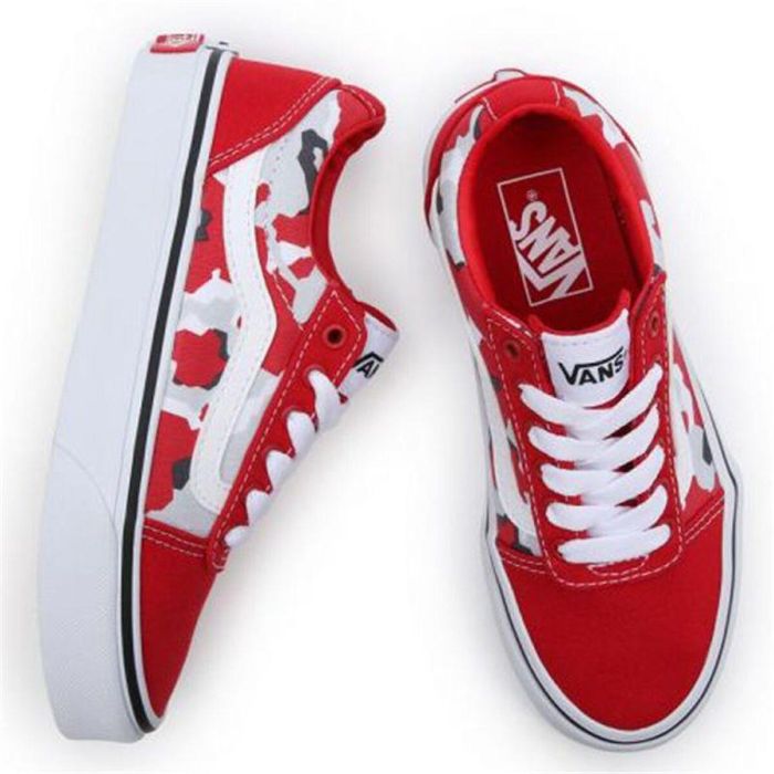 Chaussures casual enfant Vans YT Ward Kids Rouge 1