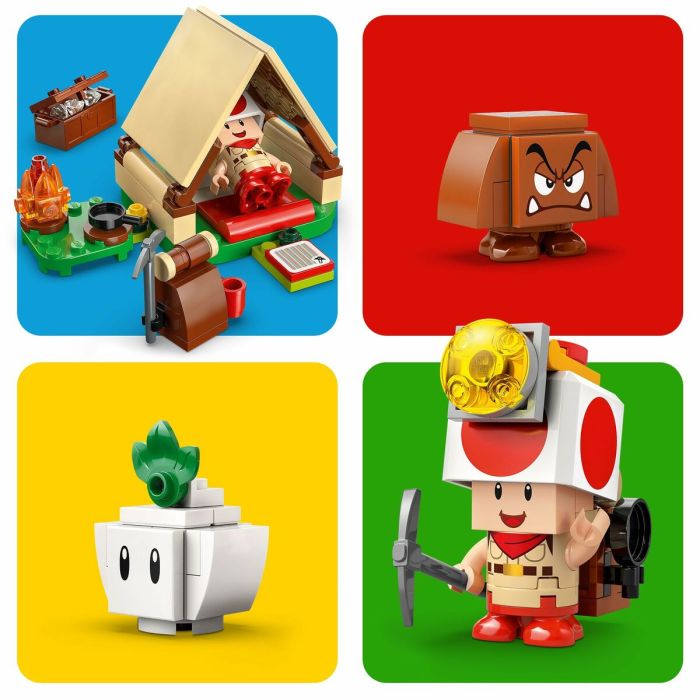 Set de construction Lego 72040 Super Mario Captain Toad's Camp 159 Pièces 3