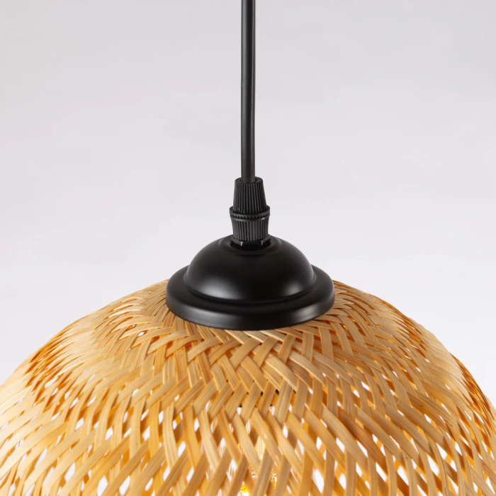 Lampe Suspendue Albacete en Rotin, Style Naturel Boho-Chic, SKD-P80119 6