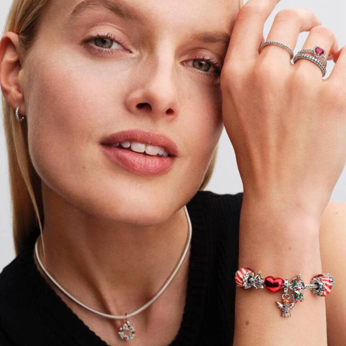 Perle de verre Femme Pandora 794247C01 Argenté 2