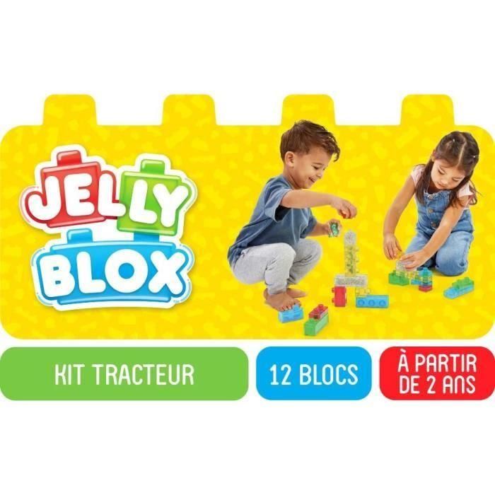 Coffret tracteur - Jeu de construction - JELLY BLOX - GOLIATH - Briques souples et flexibles - Des 2 ans 1 Coffret tracteur - Jeu de construction - JELLY BLOX - GOLIATH - Briques souples et flexibles - Des 2 ans 1