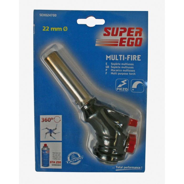 Chalumeau de Cuisine Super Ego Multi-Fire Noir 1