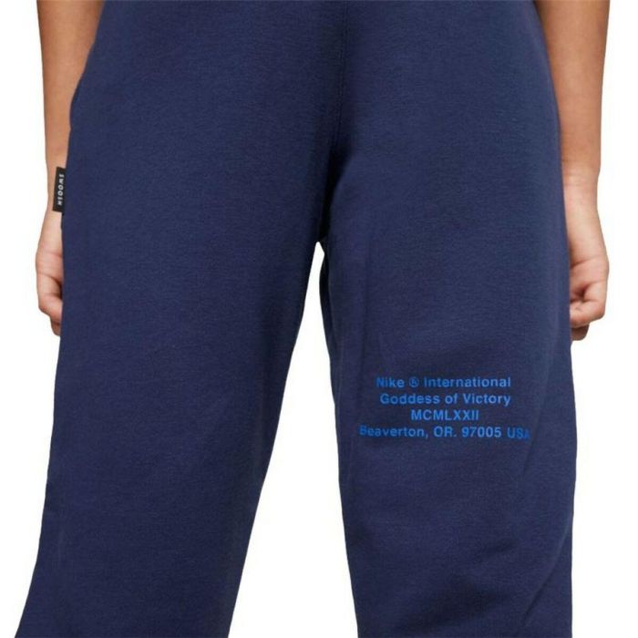 Pantalons de Survêtement pour Enfants Nike Swoosh Bleu foncé 2 Pantalons de Survêtement pour Enfants Nike Swoosh Bleu foncé 2