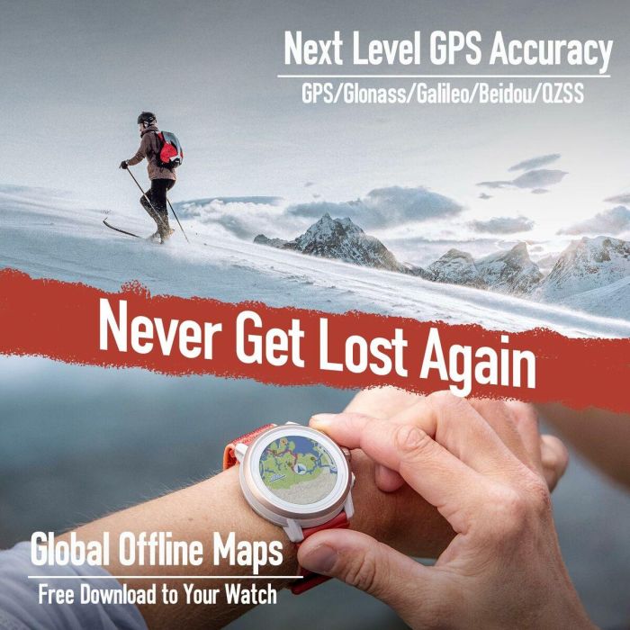 Montre intelligente Coros WAPX2-PNK Noir Rose 1,2" 4 Montre intelligente Coros WAPX2-PNK Noir Rose 1,2" 4