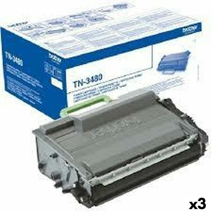 Toner original Brother MFCL5750 MFCL6300DW MFCL6800DW MFCL6900DW Noir (3 Unités)