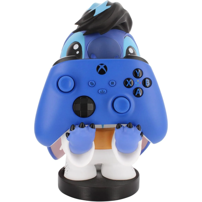 Exquisite Gaming Cable Guys - Figurine Support Disney Stitch Version Elvis - Support universel pour smartphone, manettes (Xbox, PS5, Switch) et accessoires - 20 cm