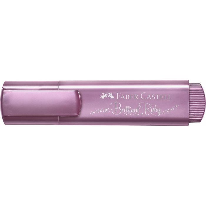 Surligneur Faber-Castell TEXTLINER 46 Rose Rubis (10 Unités) 2
