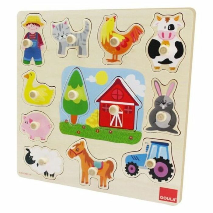 Puzzle enfant en bois Goula 53025 (12 pcs) 2 Puzzle enfant en bois Goula 53025 (12 pcs) 2