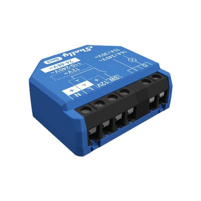 Shelly Relais "1 Gen3" max 16A WLAN BT 0 Shelly Relais "1 Gen3" max 16A WLAN BT 0