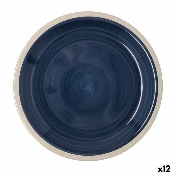 Assiette plate Quid Baltic Beige Céramique Ø 27 cm (12 Unités)