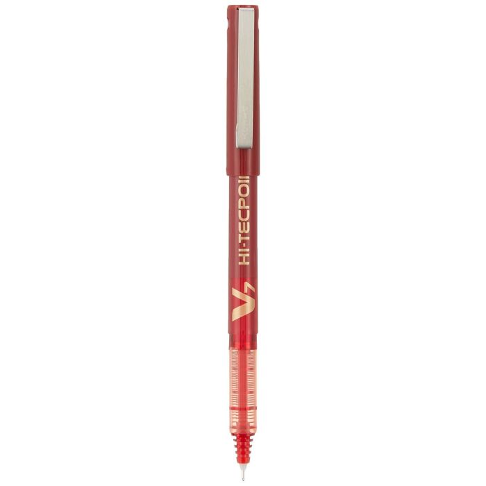 stylo à encre liquide Pilot V7 Hi-Tecpoint Rouge 0,5 mm (12 Unités) 3 stylo à encre liquide Pilot V7 Hi-Tecpoint Rouge 0,5 mm (12 Unités) 3