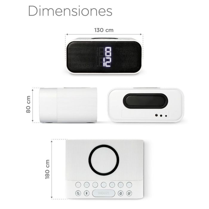 Radio-réveil KSIX 10W 2