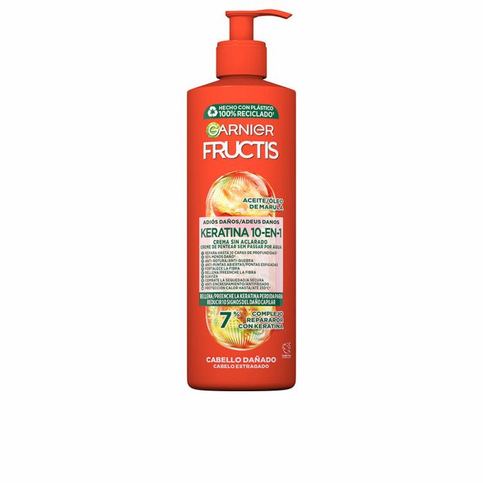 Garnier Fructis Crème sans rinçage 10 en 1 Goodbye Damage pour Cheveux Abîmés 400 ml