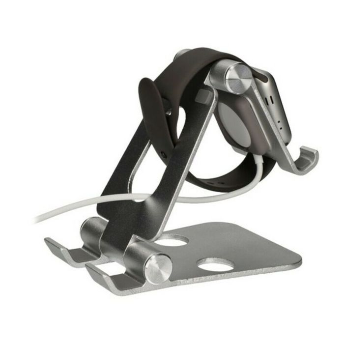 Support pour Mobiles KSIX Swivel Argenté 5