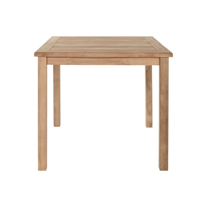 Table de Salle à Manger Home ESPRIT Marron Teck 80 x 80 x 77 cm 1