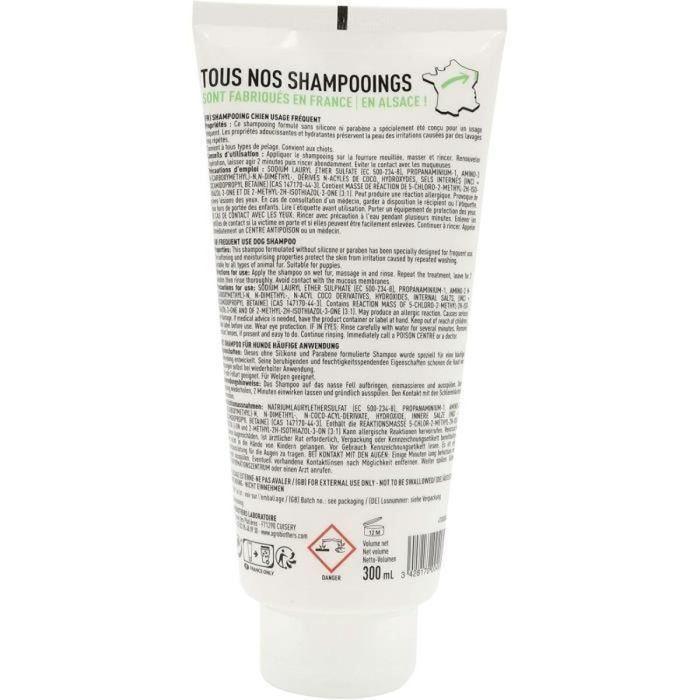 Shampoing pour animaux de compagnie Vetocanis Blanc 300 ml 1