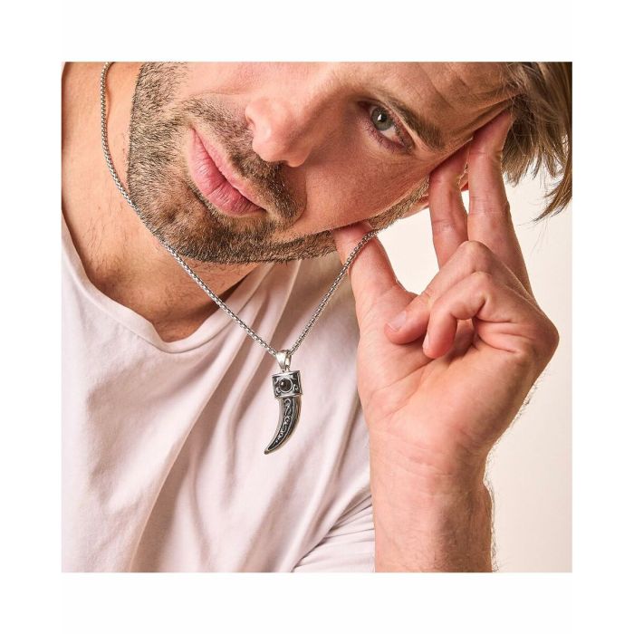 Pendentif Homme Radiant RH000272 Argenté Noir 4 Pendentif Homme Radiant RH000272 Argenté Noir 4