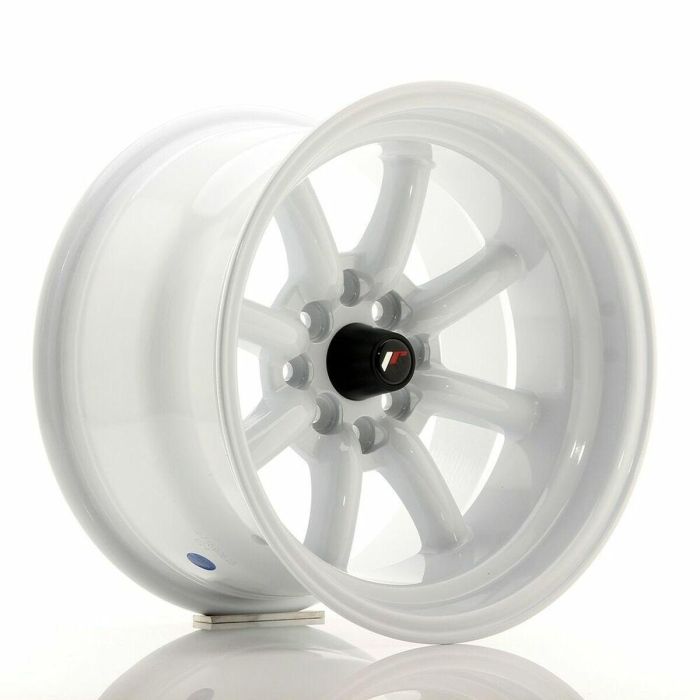 Japan Racing JR1915904M1373W Roue 15''X9 Et -13 4x100 4x114,3 Cb 73,1 Blanc